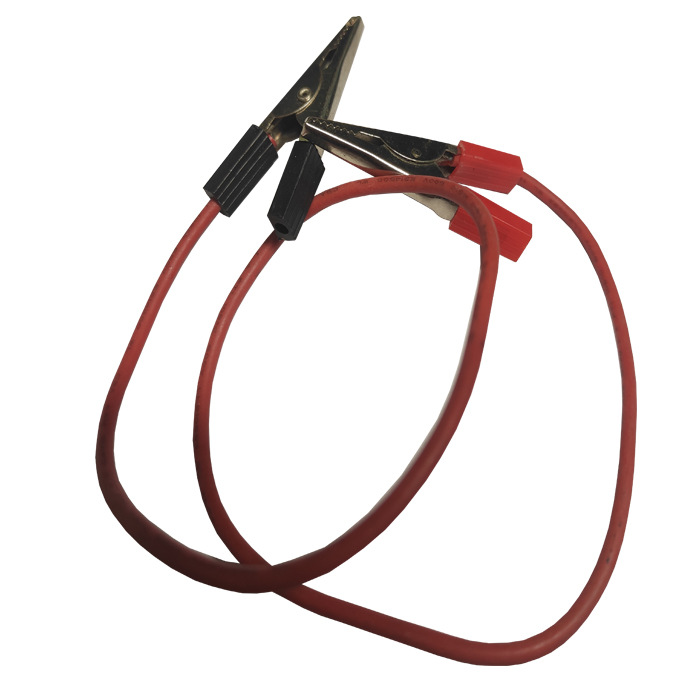 跳线电缆夹线50A重型硅胶测试引线 电瓶夹钳储能应急电源鳄鱼夹线