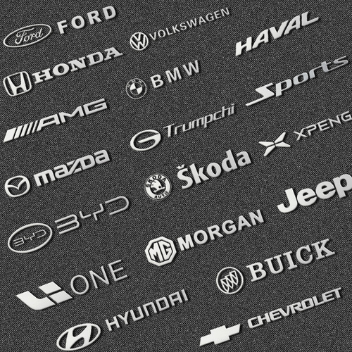 Car creative car logo decoration stickers body metal car stickers wiper center control window stickers personalized modification stickers waterproof stickers