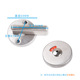 Type b thickened stainless steel flat door lock