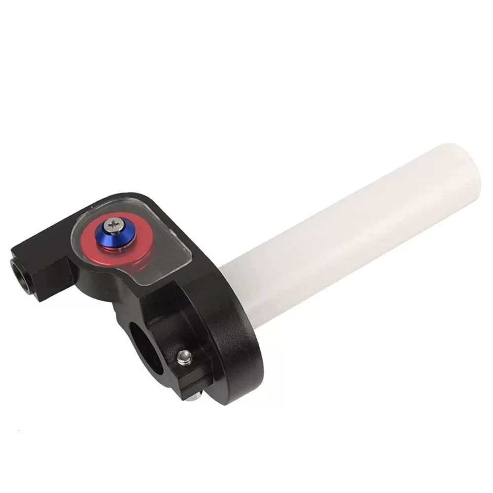 跨境爆款摩托车配件油门把手转把加速大拧塑料摩托车油门转把红色