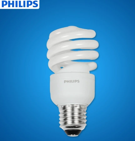 Спиральная лампа Philips 5/8/12/15/20/23/32/45/65/80Вт Полная спираль лампа
