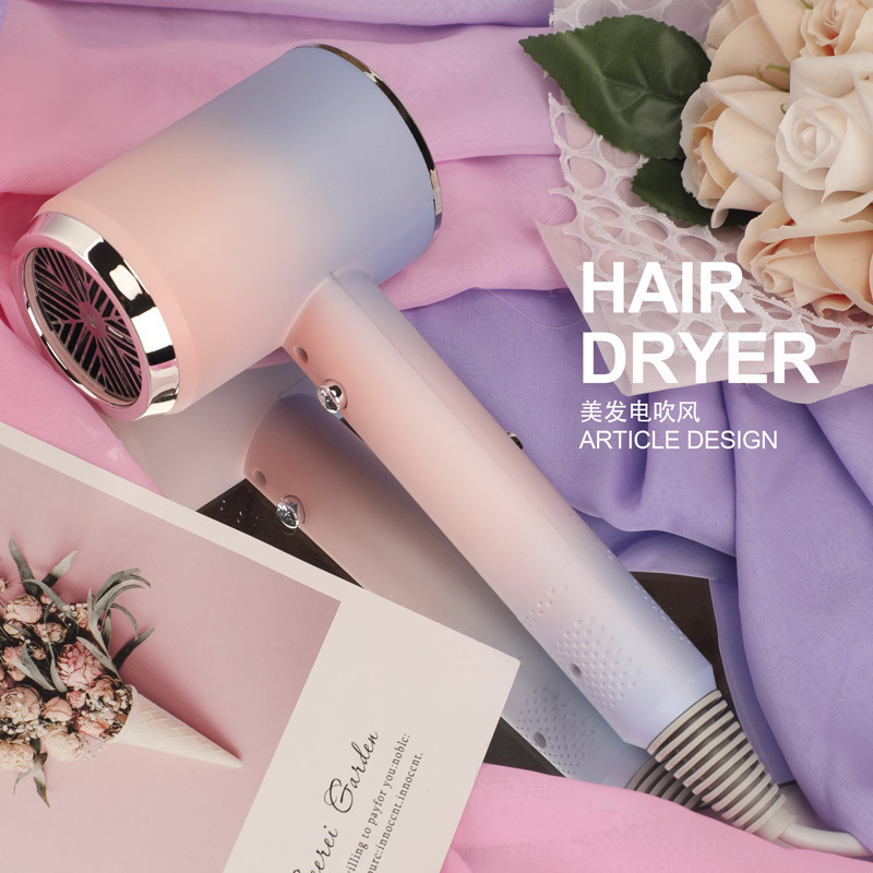 メーカー卸売り電気ブロー家庭用ブルーレイ冷熱風大出力グラデーション色ヘアドライヤー震え音速手代発|undefined