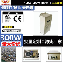 厂家防雨变压器300VA环形LED半灌胶120V转12VIP64高效率