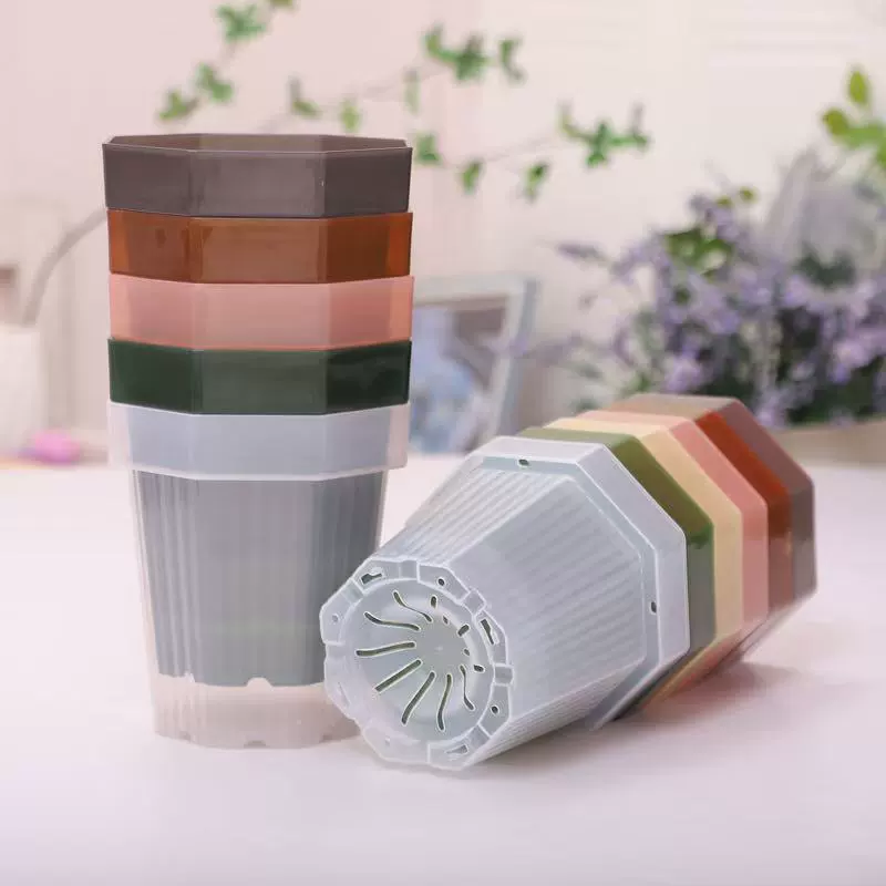 Кашпо 15 см с разноцветной листвой, каллами, папоротниками, горячая новинка — горшок для растений с воздушной колонной, подвесной, пластиковый цветочный горшок для декора.