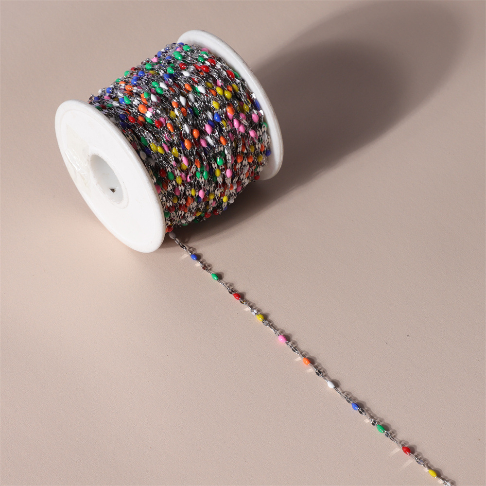 24g Weight Chain Jewelry Making Type Cable Chain/Cross Chain Classification 1 Piece Quantity 316L Stainless Steel Material Color Block Pattern Spring&Summer Season Plating Design Vacation, Classic Style Style 1 Piece 316L Stainless Steel Cable Chain/Cross Chain Chain Vacation Classic Style Color Block 26