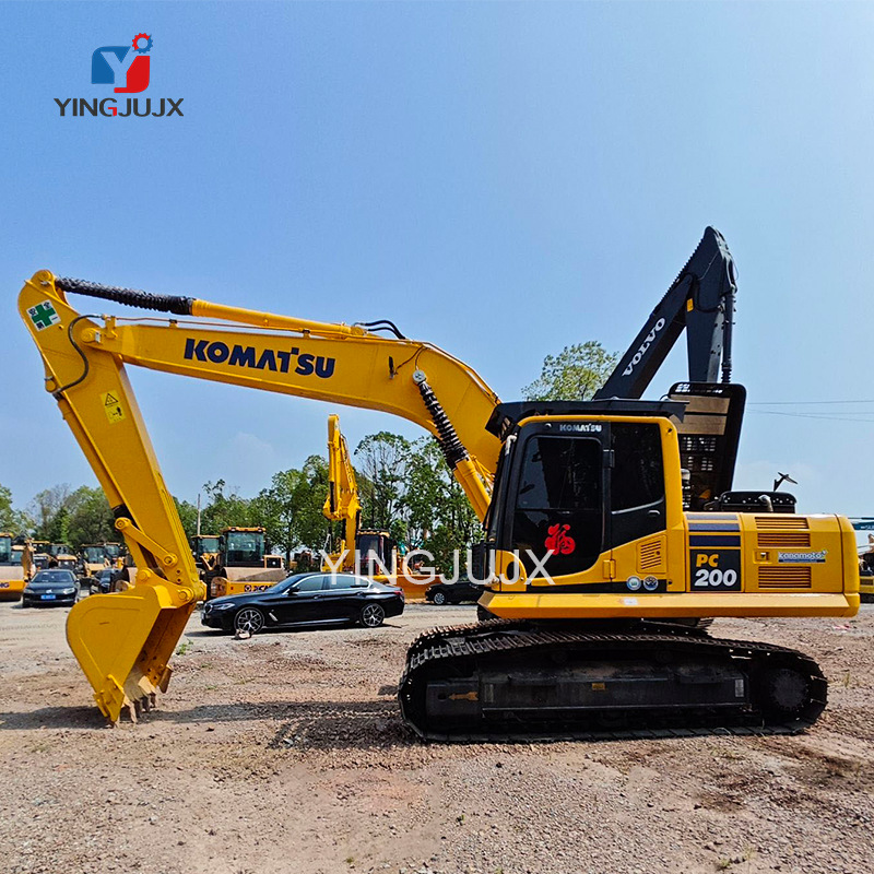 Excavadora de suministro directo de comercio exterior Komatsu PC200PC220PC240 excavadora noventa por ciento nueva excavación de orugas de construcción a gran escala