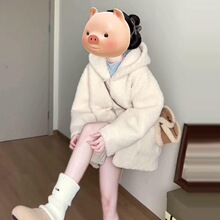 ���ﴩ��С��糬�ÿ����°�ɫ���ëҡ��������Ů2025���ﶬ�¿�
