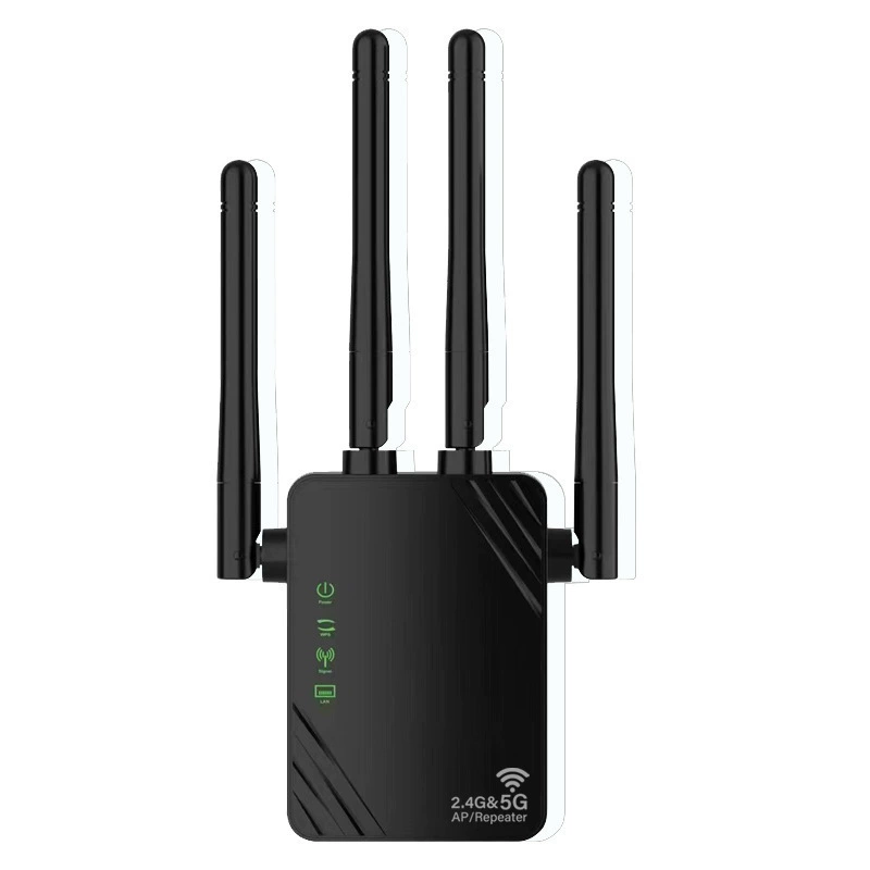 Wifi усилитель сигнала беспроводной усилитель двойной диапазон 5G усилитель для мобильного телефона через стену расширение маршрутизатор 1200M