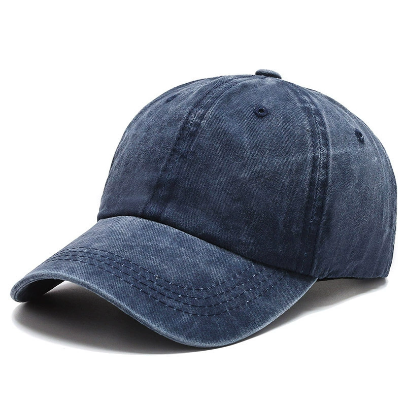 Хлопковая ретро бейсболка «dad hat», 100% хлопок, возможна вышивка логотипа, случайный цвет