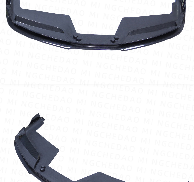 Suitable for Ferrari 488Gtb Modified V-Style Front Lip Carbon Fiber Front Shovel Head Shovel Chin Rear Lip Side Skirt Small Surround