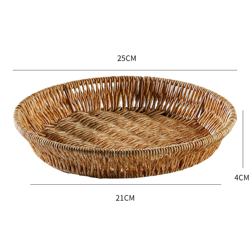 Kens Nórdico de frutas platos de comedor sala de estar mesa de té en el hogar canasta de bocadillos en línea ins canasta de bocadillos imitación de藤 nuevo