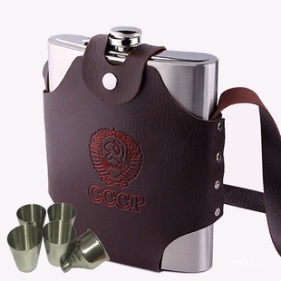 Wholesale [304] Stainless Steel Flask, Portable Flask, Carry-On Flask, Large Capacity Flask, White Steel Flask 0.5kg