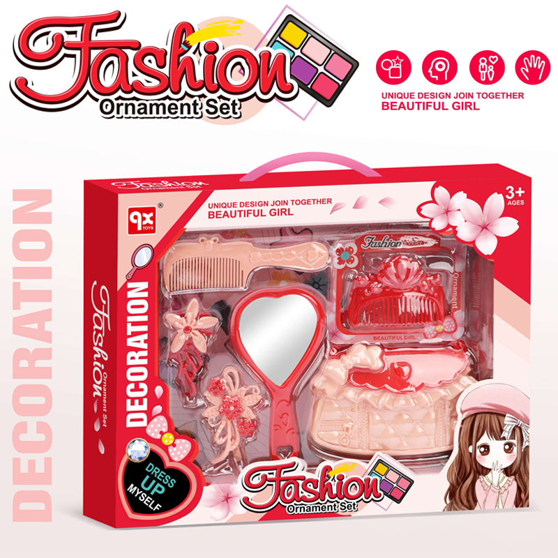 Fábrica al por mayor nueva exportación niñas accesorios de vestir manicura traje bolso jugar casa juguetes al por mayor