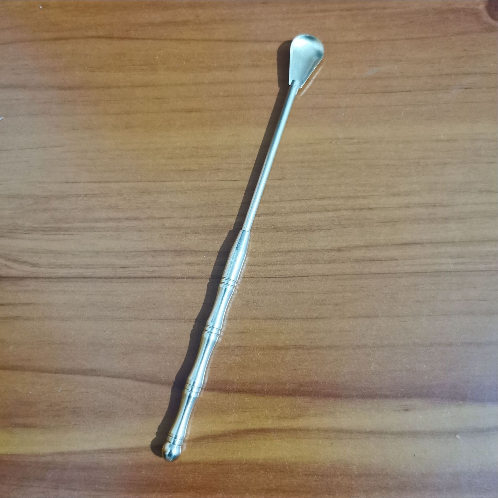 황동 천연 컬러 매운 숟가락 (구리 손잡이)