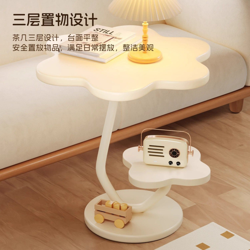 奶油风摆件茶几新款边几客厅网红家用小桌子小户型简|undefined