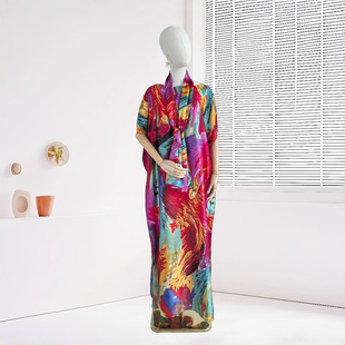 Source Manufacturer African Robe Skirt Robe Plus Size Dress Two-Piece Muslim Robe Women's Long Skirt
