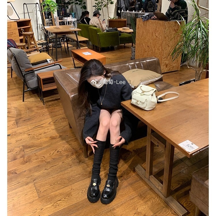 牛皮葡萄妈圣日耳曼一脚蹬圆头现货同款懒人乐福皮鞋通勤马纹金币|undefined