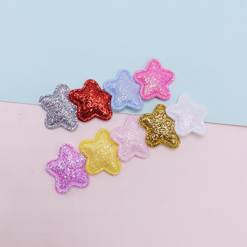 Fructose Gold Powder Five-Pointed Star Heart Style DIY Handmade Decorative Material Mobile Phone Case Beauty Ledger Patch