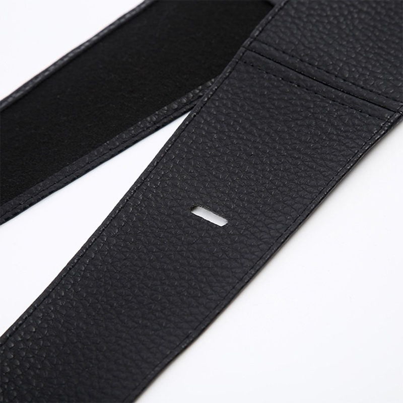 Simple Style Solid Color Knot Pu Leather Alloy Straps Women's Leather Belts display picture 15