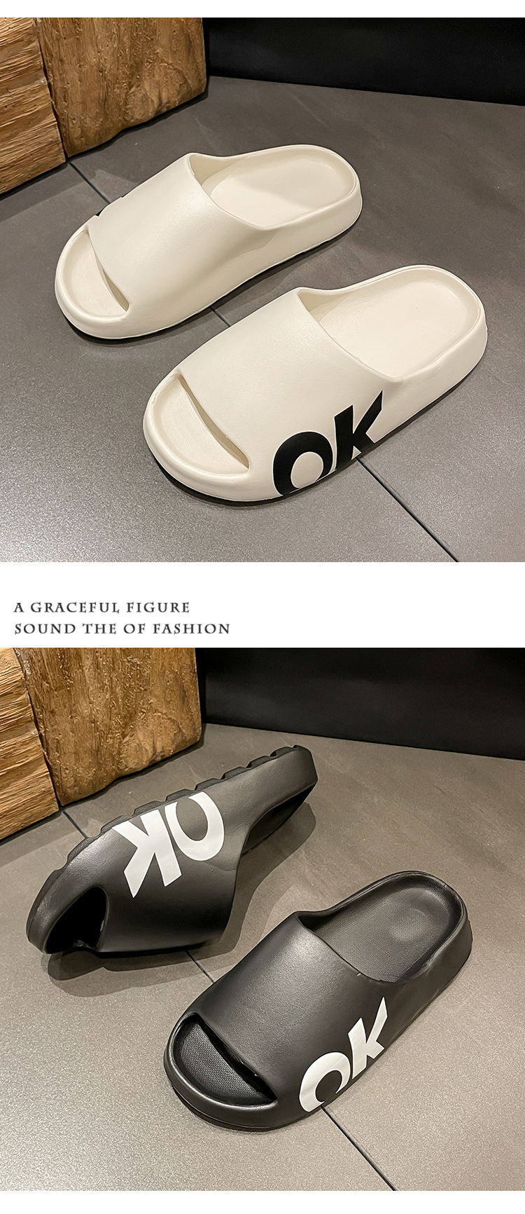 Trendy Men's Slippers With Thick Sole For Comfortable Summer Wear_voghion.com