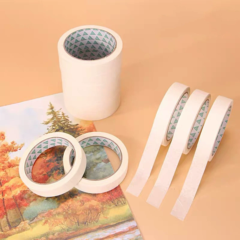 Белая бумажная лента для написания картин для студентов с аэрозольной краской, бумага для шва красоты, легко рвется, производители ленты оптом