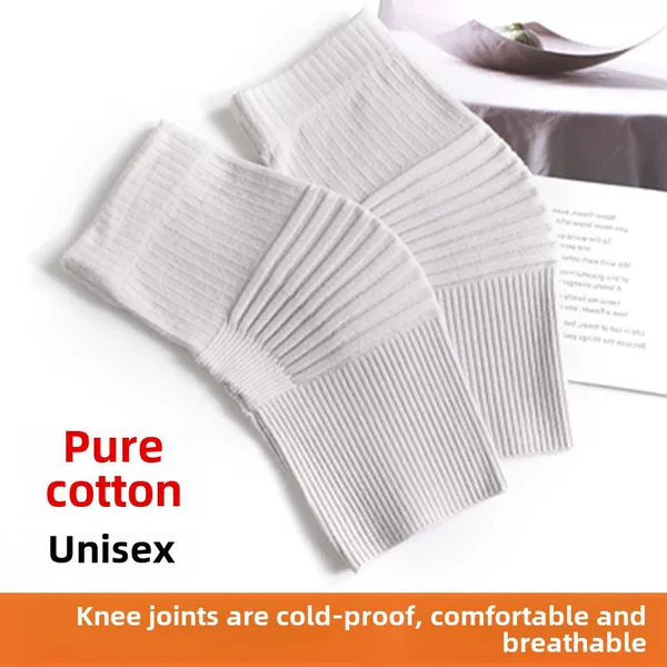Thin Cotton Curved Knee Protectors for Spring and Summer to Keep Old Cold Legs Men and Women Paint Joint Sheaths and Socks for Sleeping in Air-Conditioned Rooms Without Leaving a Trace