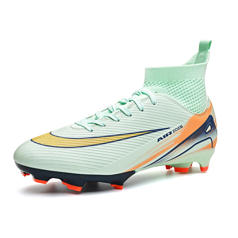 2025 nuevos zapatos transfronterizos de fútbol transpirables para hombres y mujeres zapatos de entrenamiento de césped zapatos de fútbol zapatos de fútbol fábrica de venta directa
