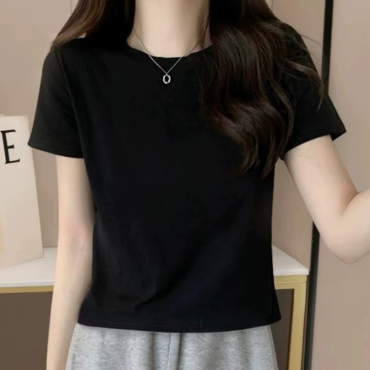 Дикая рубашка с короткими рукавами и круглым вырезом