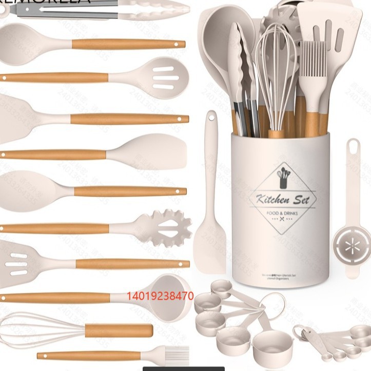 Edición luz utensilios de cocina 17 unidades traje medición espátula barril herramientas Cocina