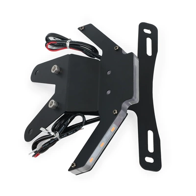 Suitable for Kawasaki Ninja Z250 NINJA300 modified turn signal short tail license plate frame motorcycle license plate frame photo (License plate holder/license plate holder) - 20-license-plate-frame-n300