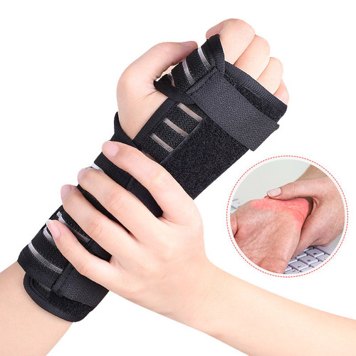 Breathable fitness basketball protective fixed support palm adjustable aluminum strip support wrist protector available in all seasons