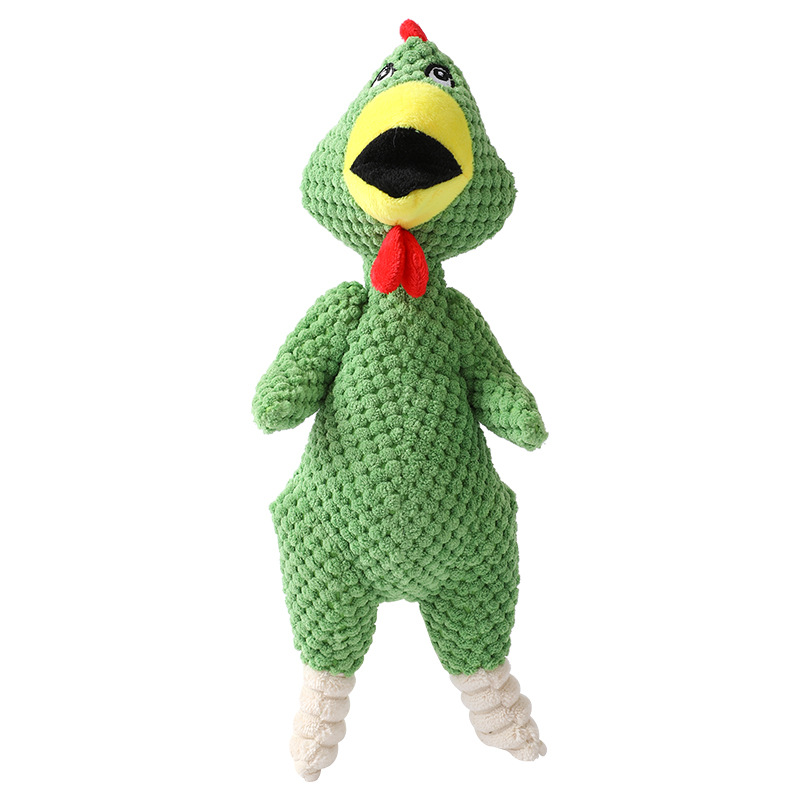 Un gran número de en stock pipetao colorido piña terciopelo sonido-haciendo miserable pollo nuevo transfronterizo de felpa juguetes para mascotas