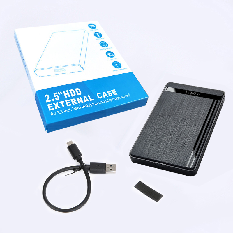 3.1 interface mobile hard disk box 2.5 inch SSD solid state hard disk drawing shell SATA serial port note external box
