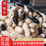 富硒黑花生正品云南特产 花生带壳紫衣花生黑衣花生生的黑花生