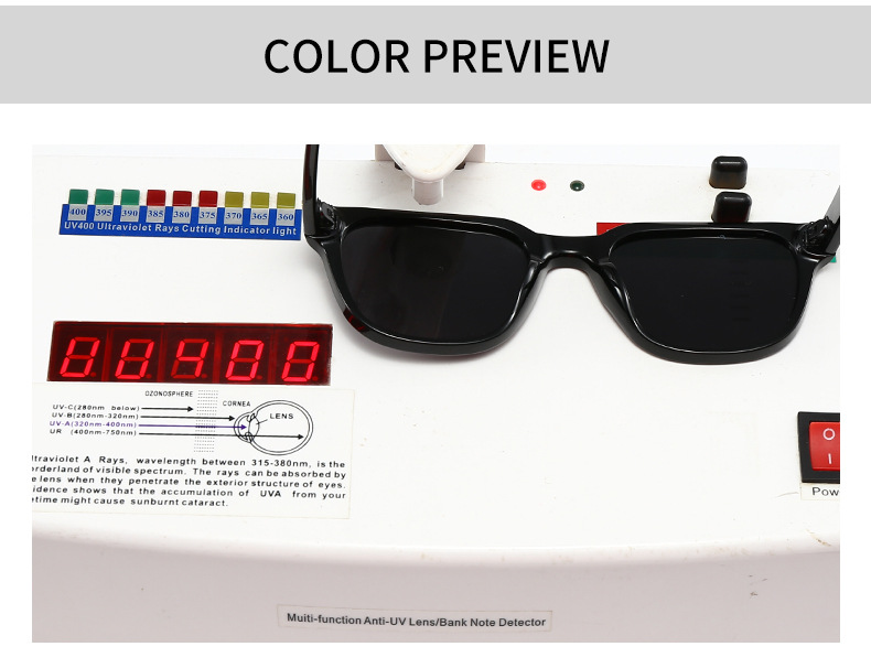 Square Polarised Sunglasses For Men And Women Large Frame Style_voghion.com