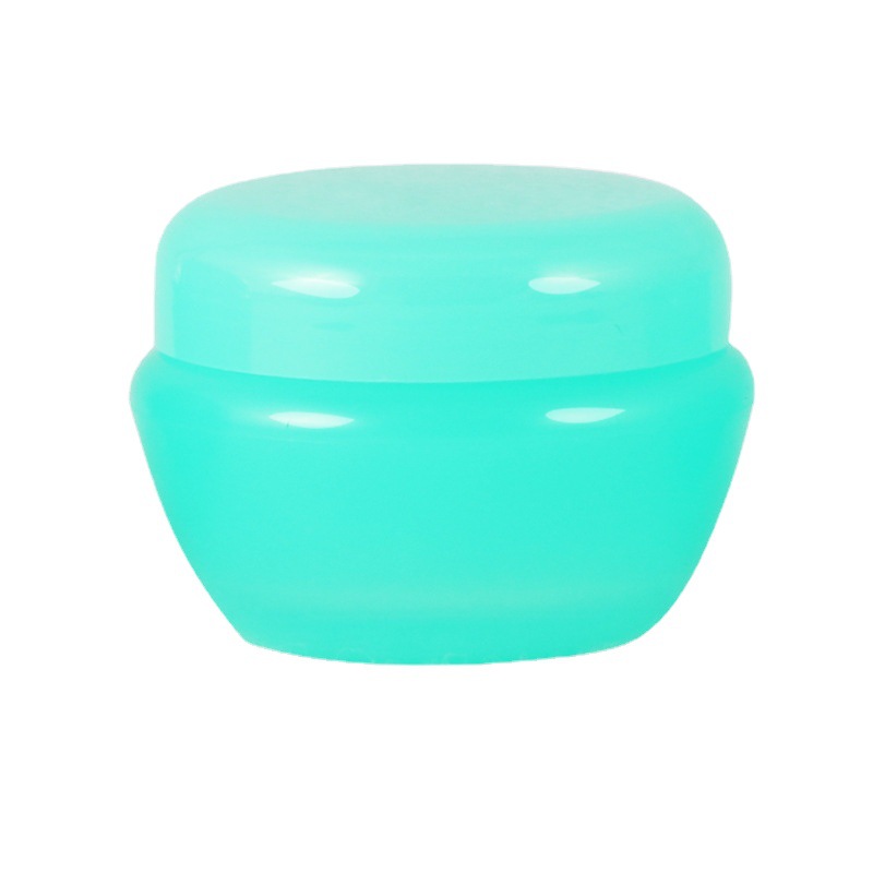 En stock al por mayor caja de crema color transparente/10/20/50g botella cosmética caja de embalaje inferior transparente