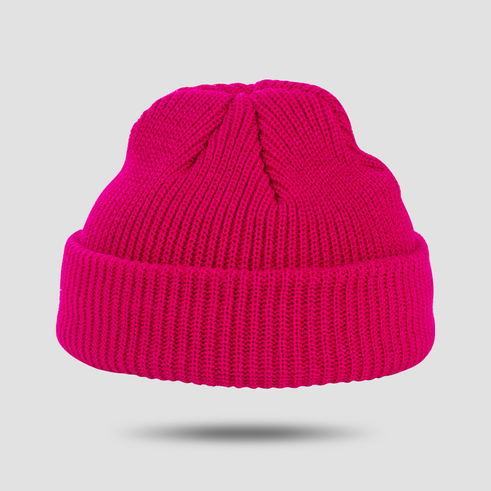 Exclusif Pour Croix-frontière Spot Marchandises Solide Couleur Tricoté De Chapeau Femmes Automne Et D'hiver Au Chaud Tout-correspondant Calotte Coréenne Style Beanie Chapeau Bonnet De Laine Hommes De Mode display picture 3