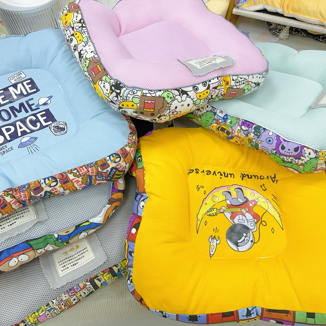 Всесезонная универсальная клетка для домашних животных и кошек, удобная, дышащая, мягкая и прочная, удобная летом.