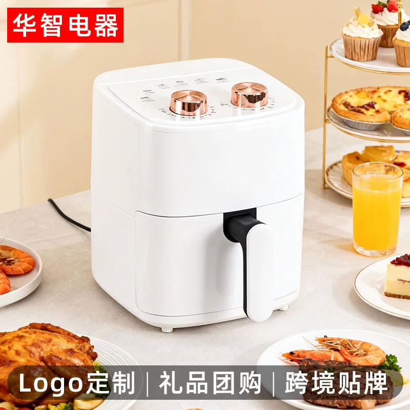 Воздушная фритюрница бытовая без переворачивания лапша большой емкости визуальная печь с низкой жаркой 6 литров фритюрницы подарок оптом