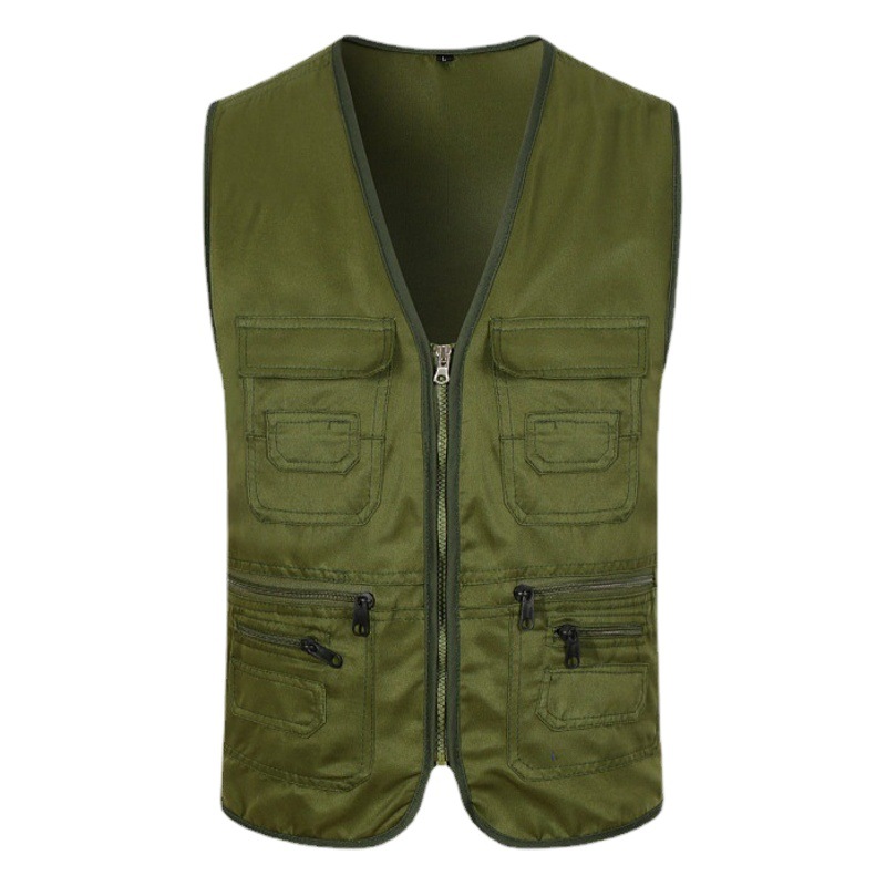 Wholesale leisure vest advertising outdoor volunteers reporter work clothes factory direct printing LOGO