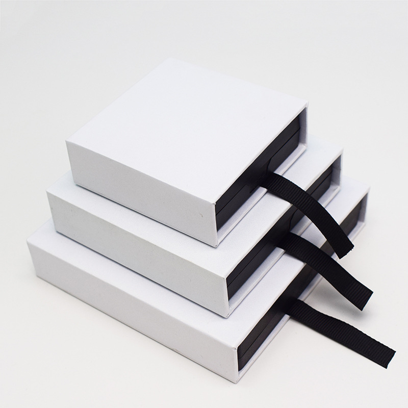 진주 빛 흰색 * 외부 상자 내부 상자 7*7*2CM