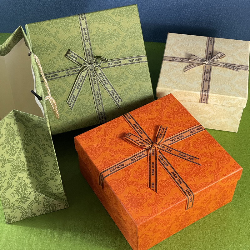 高档伴手礼礼盒空盒高级感礼物盒天地盖硬盒礼物包装