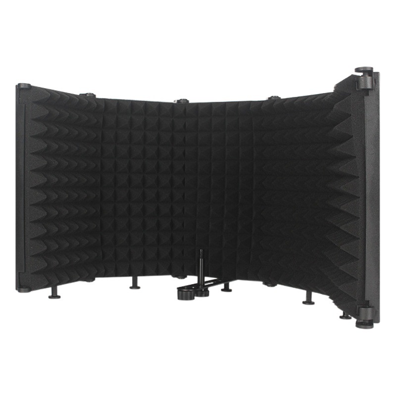 Filtro Antipop JIY para Micrófono, Cubierta Insonorizante para Estudio de Grabación, Micrófono de Transmisión en Vivo, Reducción de Ruido, Esponja Absorbente de Sonido, Altavoz de Tres y Cinco Puertas