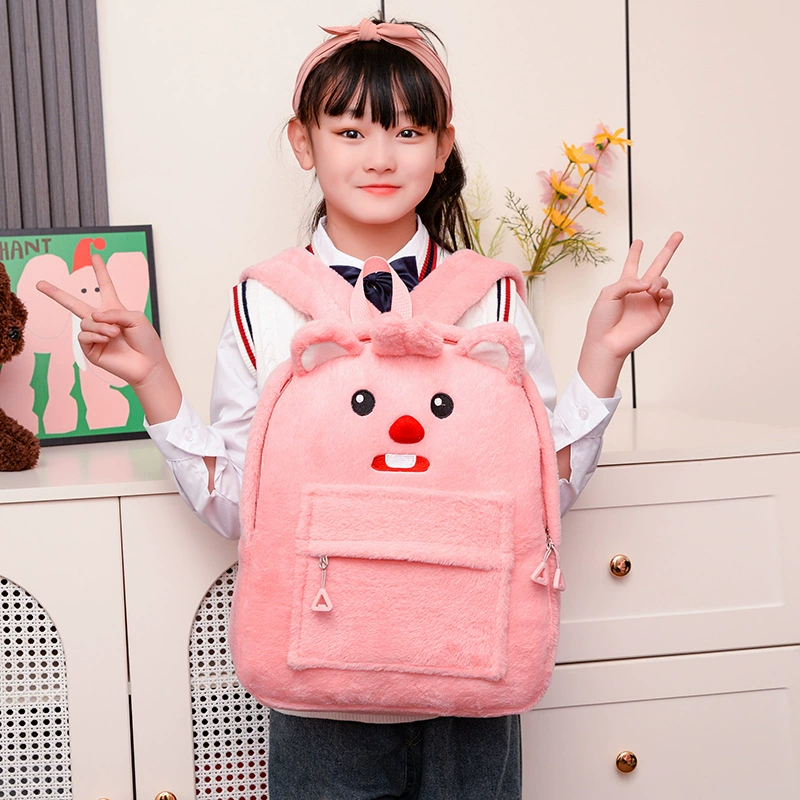 Cartoon Backpack, Plush Cute Bag, Multiple Sizes (32–40 cm) Shoulder/Backpack Style