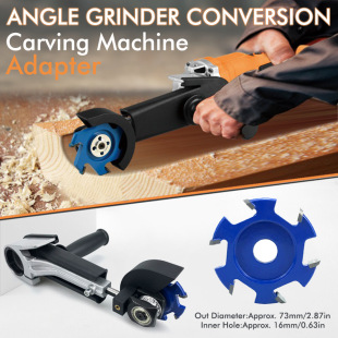 Angle Grinding Conversion Engraving Machine M10 M14 Dig Hole Dig Groove Sculpture Angle Grinding Converter Woodworking Tools