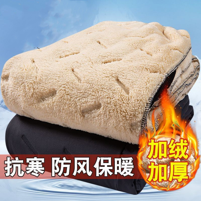 Men's 2026 Winter New Style Fleece-lined, Thickened, Warm and Cold-proof Casual Pants