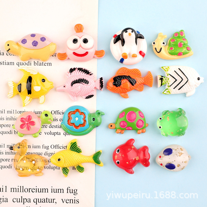 Accessories: Penguin, Little Fish, Hole Shoes, Turtle, Frog, Animal, Sea Turtle Resin Patches, Snail, Cream Glue, DIY Materials