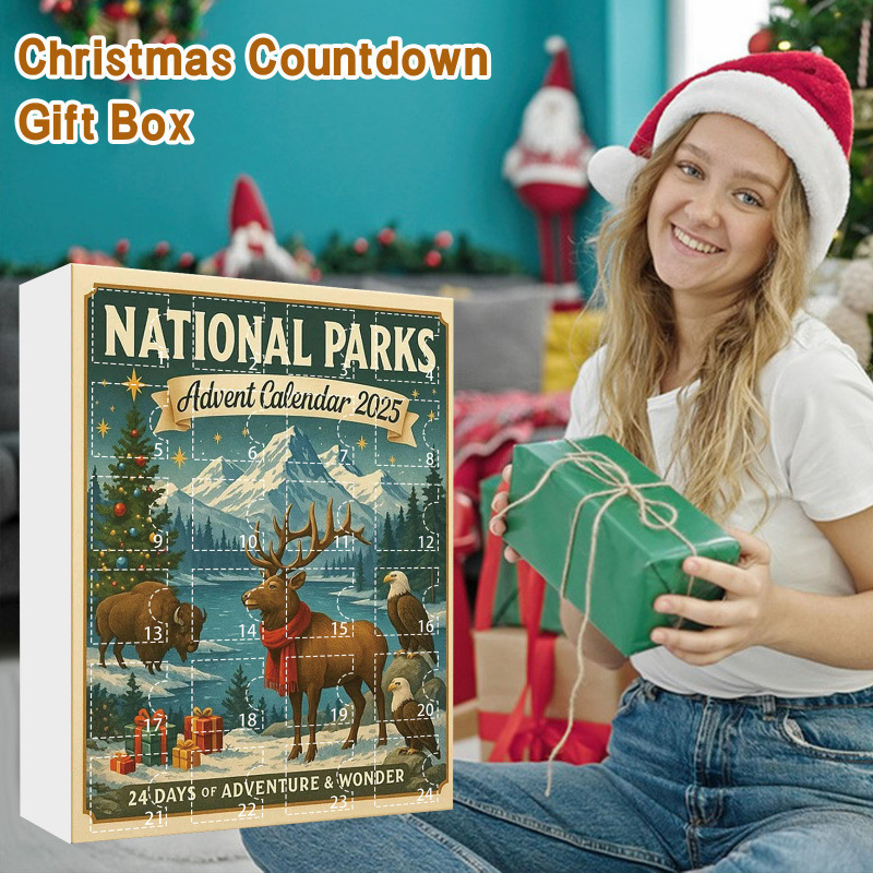 National Parks Advent Calendar 2025年公园主题降临节 日历盲盒|undefined