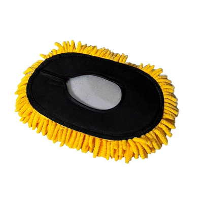 Car cleaning tools Two-Section Telescopic Car Wash - chenille-bendable-two-section-telescopic-car-wash-mop-with-replacement-brush-heads-black-orange-1966-1a