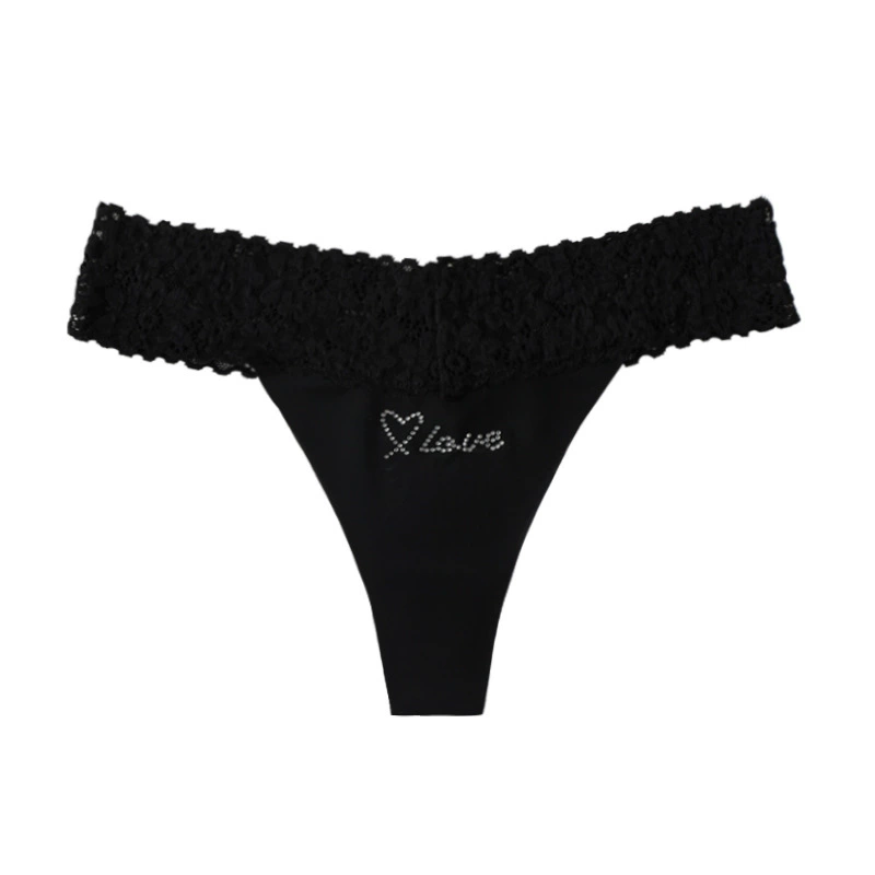Сексуальные дышащие брюки, underwear, европейский стиль, с вышивкой, плюс размер